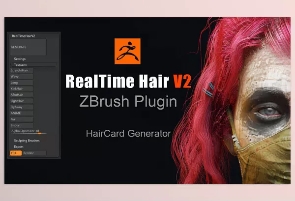 Asset – Real-time Hair ZBrush Plugin by Artstation – Download