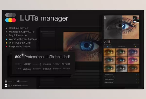Project – LUTs Manager by xFxDesigns – Download 55855580
