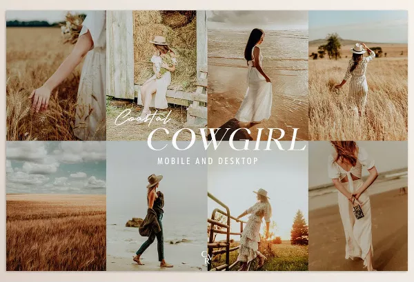 Lightroom Preset – 15 Coastal Cowgirl Lightroom Presets by CVR Presets – Download
