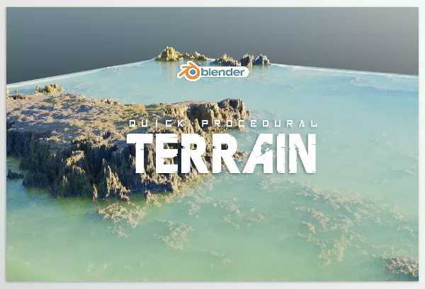Blender Addon – Quick Procedural Terrain by EdenWeby 3D – Download