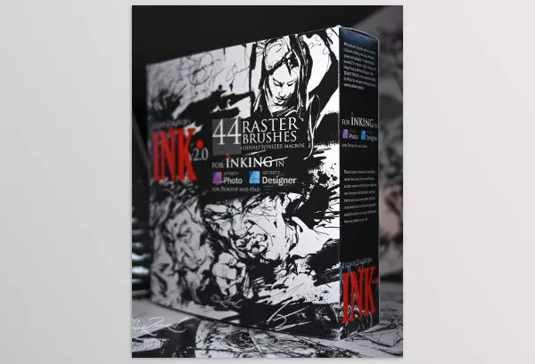 Photoshop Plugin – INK for Affinity Photo & Designer 44 raster Brushes by Eldar Zakirov – Download