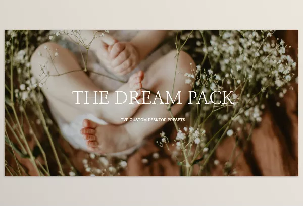 Lightroom Preset – Dream Pack by Tricia Victoria and Co – Download