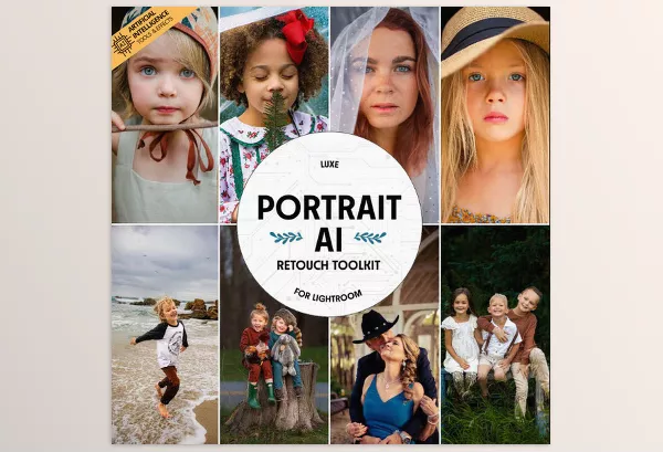 Lightroom Preset – Luxe Portrait AI Adaptive Retouch Toolkit Lightroom Presets by The Luxe Lens – Download
