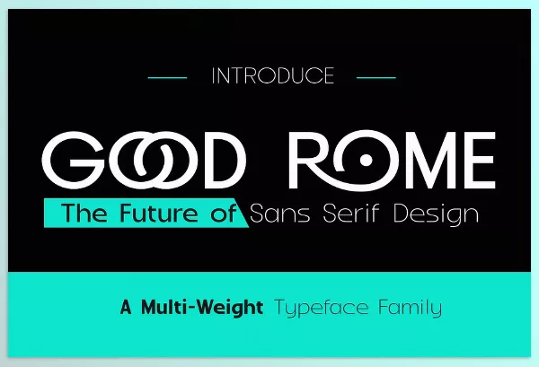 Font – Good Rome The Future of Sans Serif by AuthenType – Download