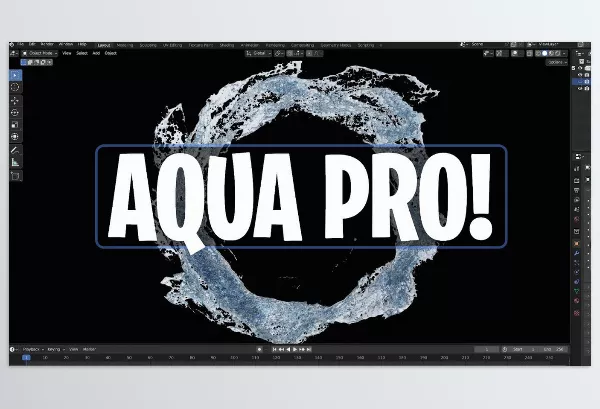 Blender Addon – Aqua Flow Pro by Blender Procedural – Download