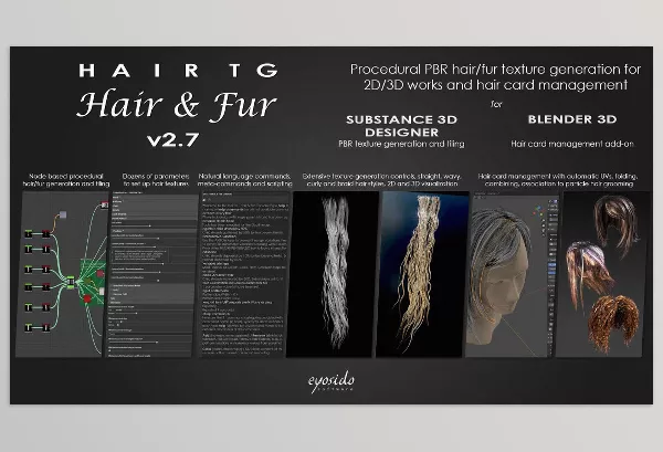 Asset – HairTG Hair & Fur by Olivier Lau – Download