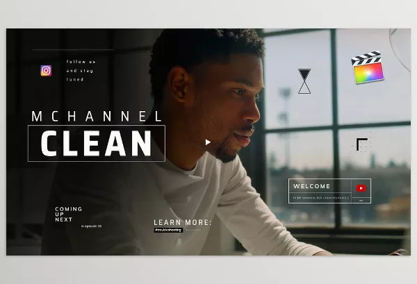 FCP Template – mChannel Clean for Final Cut Pro by MotionVFX – Download