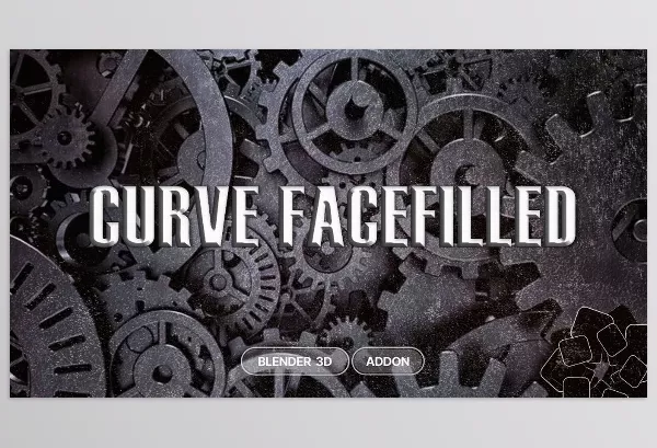 Blender Addon – Curve Facefilled by Vovrzull – Download