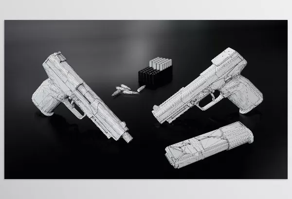 Blender Addon – FN Five-Seven MK2 Handgun by CGTrader – Download