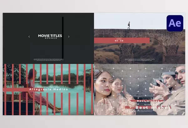 Plugin – Movie Titles Opener for After Effects by OneMotionStudio – Download 57184831