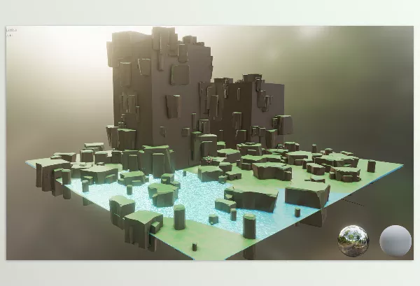 Blender Addon – Low Poly Environment Builder by CGCOOL – Download