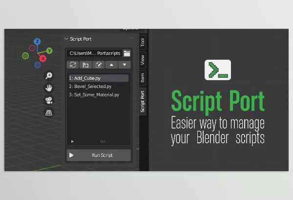 Blender Addon – Script Port by blysk – Download