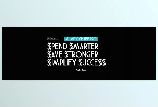 Font – Atlantic Cruise Pro Font Family by Kustomtype – Download