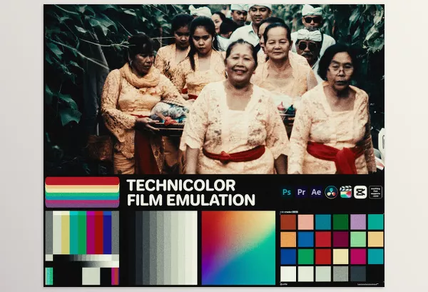 LUT Pack – LUT TECHNICOLOR Film Emulation by Analogica Lab – Download