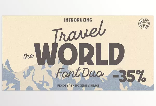Font – Travel The World Font Family by FONTSPRING – Download