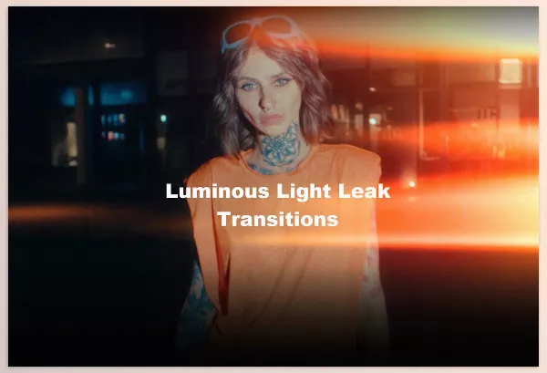 Asset – Luminous Light Leak Transitions by Pixflow – Download