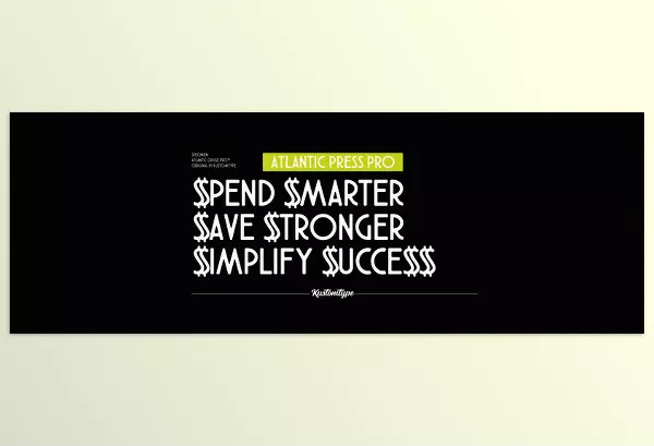 Font – Atlantic Press Pro Font Family by Kustomtype – Download