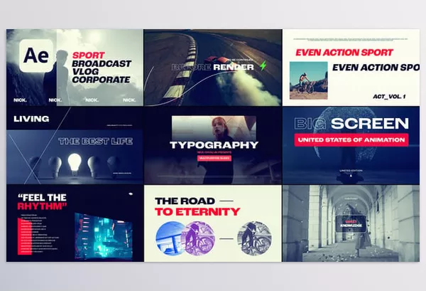 Motion Template – Typography by Nick_Chvalun – Download 57499494