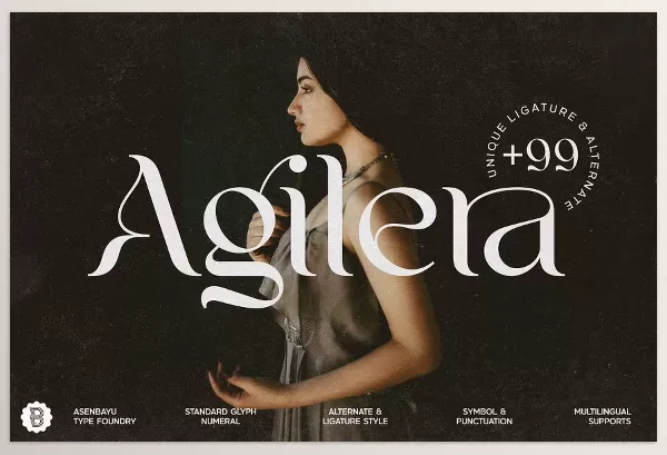 Font – Agilera Stylish Ligature Font by Asenbayu – Download