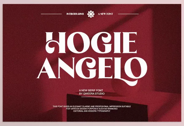 Font – Hogie Angelo Elegant Classic Serif by Qweera Studio – Download
