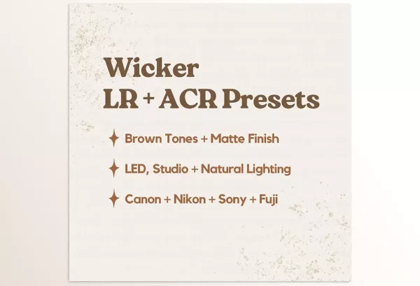 Lightroom Preset – Wicker Lightroom Presets by Jessica G – Download