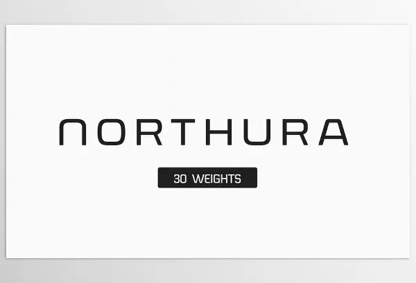 Font – Northura Modern Sans Family by HipFonts – Download