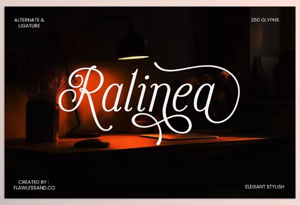 Font – Ralinea Script Font by Flawless And Co – Download