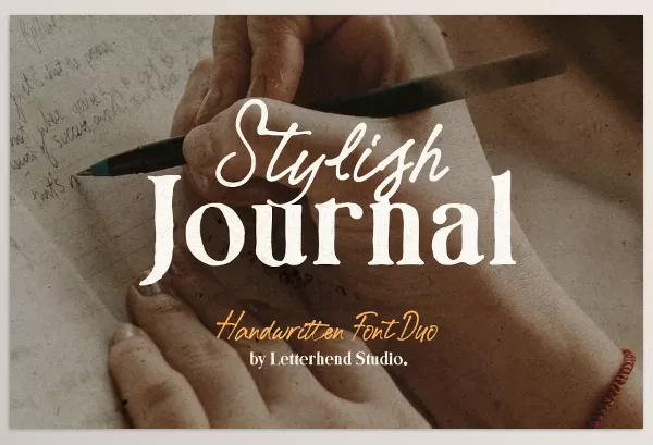 Font – Stylish Journal A Handwritten Font by Letterhend Studio – Download