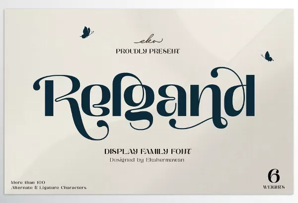 Font – Relgand Display Family Font by Ekahermawan – Download