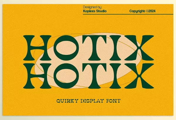 Font – Hotix Quirky Display Font by Koplexs Studio – Download
