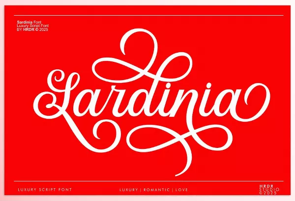 Font – Sardinia Script Font by HRDR – Download