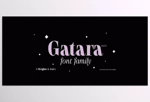 Font – Gatara Font Family by Tour De Force – Download