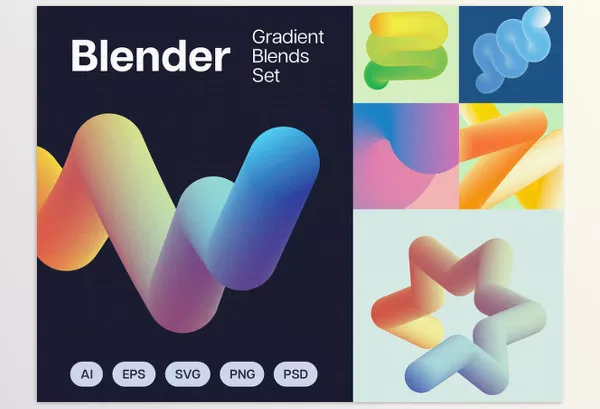 Photoshop Plugin – Blender Gradient Blends Collection by UI8 – Download