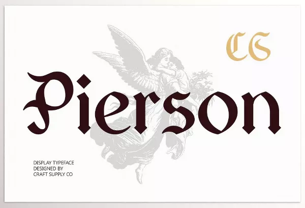 Font – CS Pierson Gothic Font by Craft Supply Co. – Download
