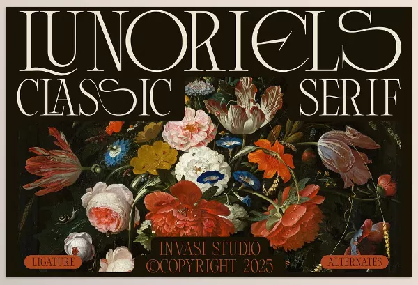 Font – Lunoriels Classic Serif Font by Invasi Studio – Download