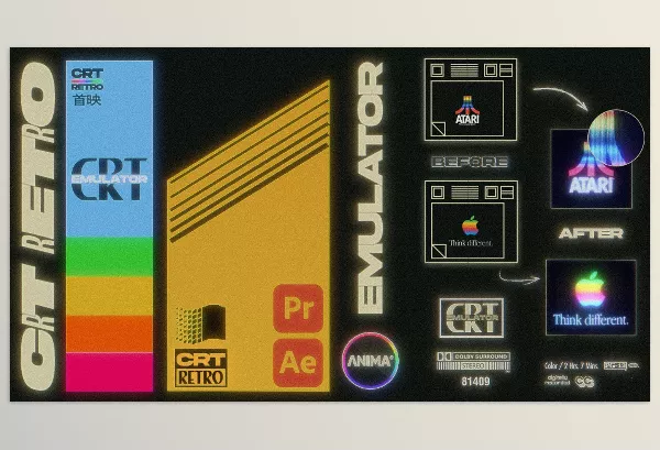 Plugin – CRT Retro for Premiere Pro and AE by Animafx – Download