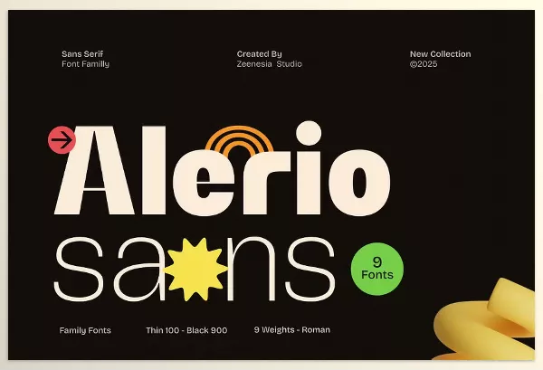 Font – Alerio Sans by zeenesia – Download