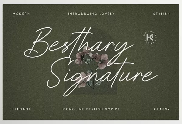 Font – Besthary Signature Font by Hasbi Creative – Download