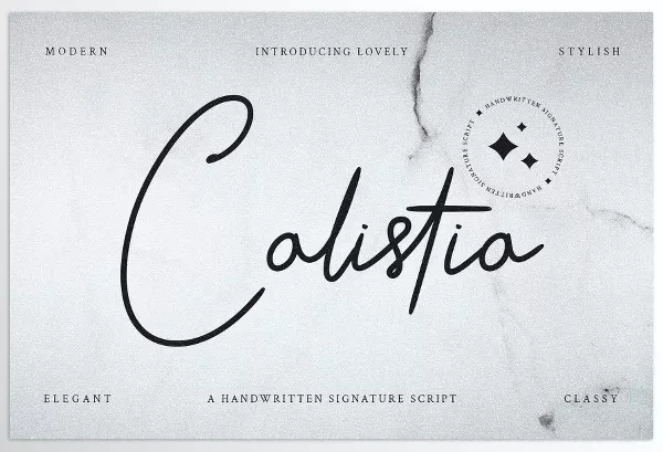 Font – Calistia Signature Font by Hasbi Creative – Download
