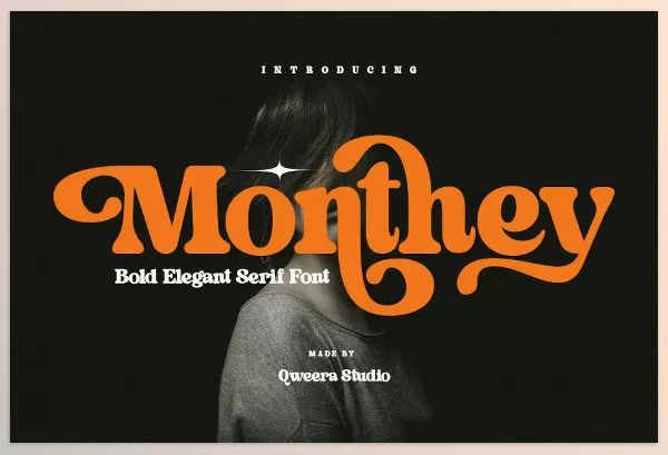 Font – Monthey Bold Elegant Display by Qweera Studio – Download