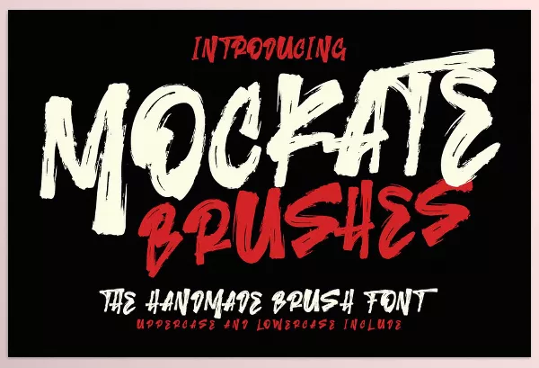 Font – Mockate Brushes Handmade Font by Maulana Creative – Download