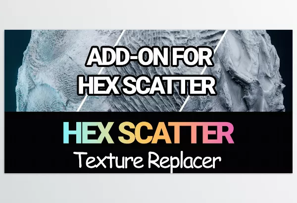 Blender Addon – Hex Scatter Textures Replacer by BananaPig27 – Download