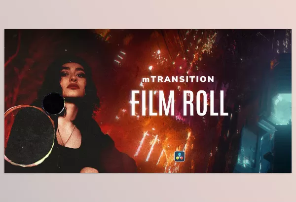 Resolve Tool – mTransition Film Roll DVR by MotionVFX – Download