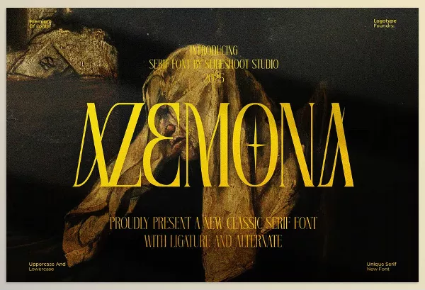 Font – Azemona Classy Serif Font by Slide Shoot – Download