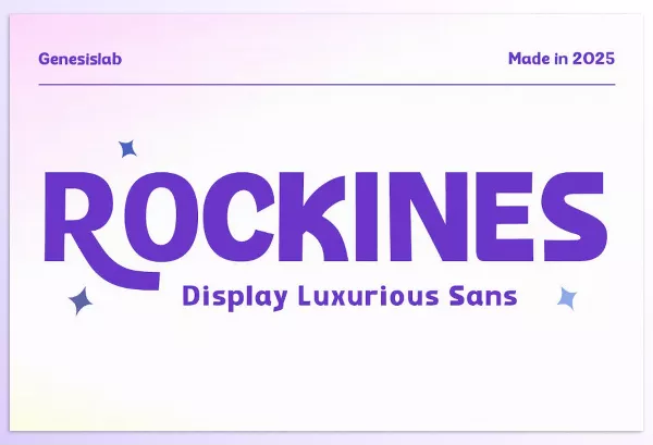 Font – Rockines by Genesis Lab – Download