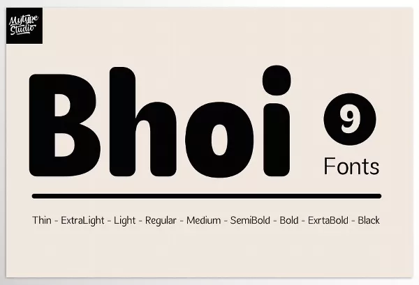 Font – Bhoi Playful and Versatile Rounded by Mytype Studio – Download