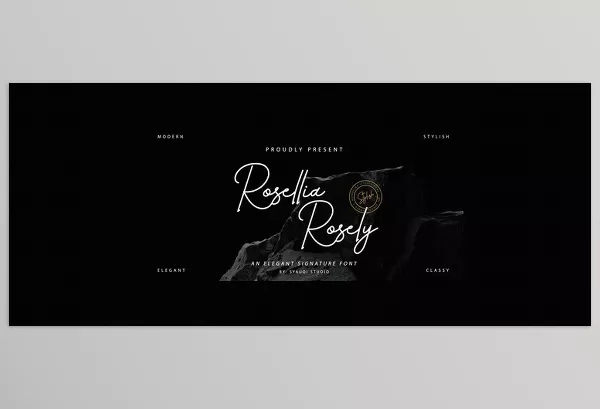 Font – Rosellia Rosely Font by Syauqi Studio – Download