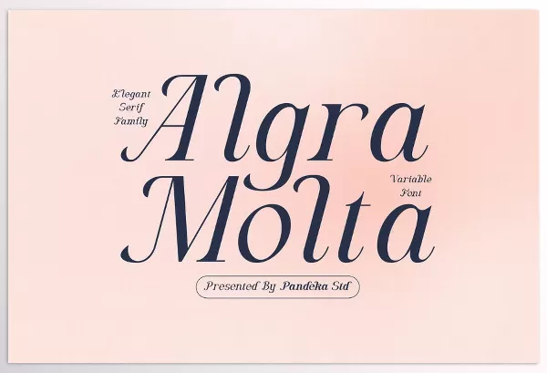 Font – Algra Molta Elegant Serif Family by Pandeka Studio – Download