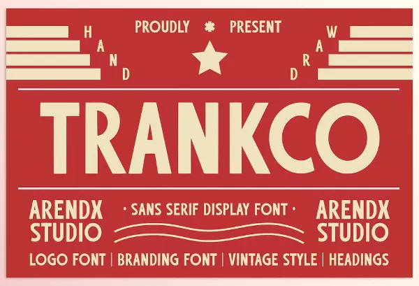 Font – Trankco Display Font by Arendxstudio – Download