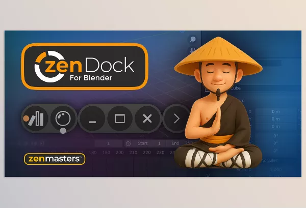 Blender Addon – Zen Dock by Sergey Tyapkin – Download